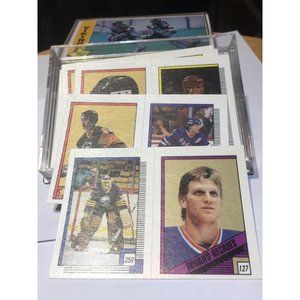 MIXED 1980’s stickers BRETT HULL ROOKIE